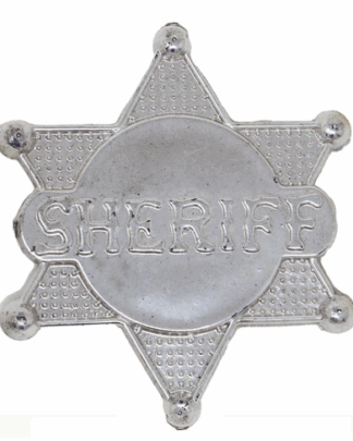 Placa sherif plástico