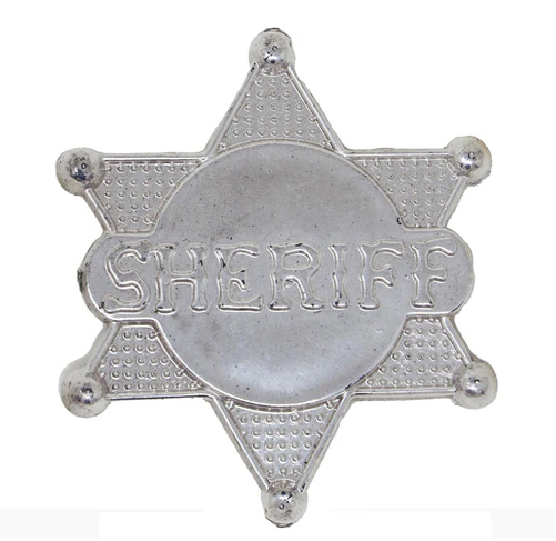 Placa sherif plástico