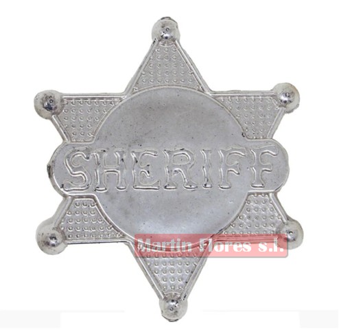 Placa sherif plástico - Imagen 2