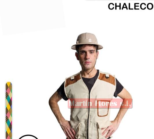 Chaleco explorador adulto