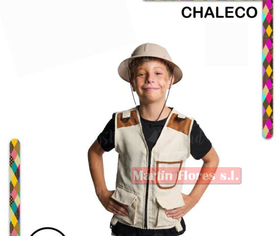 Chaleco explorador infantil